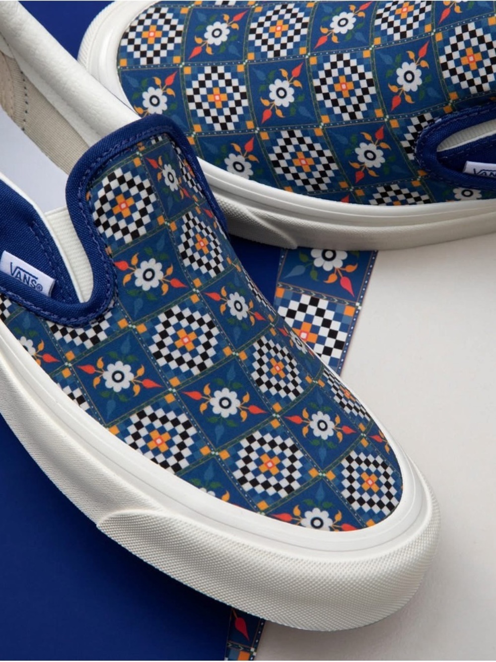 Vans Anaheim Tile Checkerboard Slip-On
